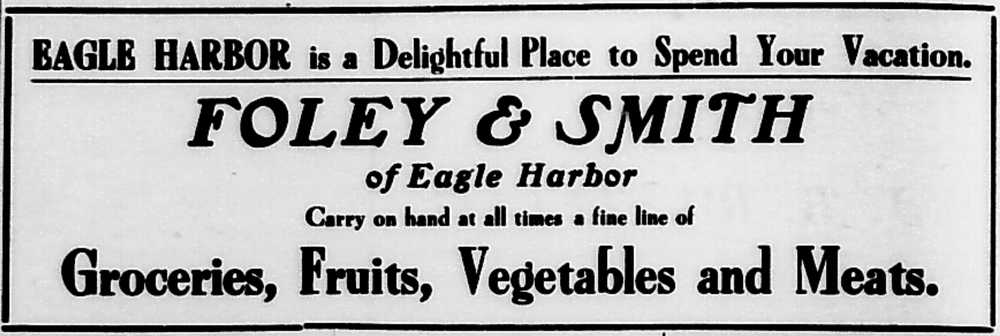 newspaper ad - <i>The Keweenaw Miner</i>, 07 Oct 1910